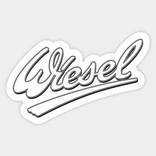 IWL Wiesel logo Sticker